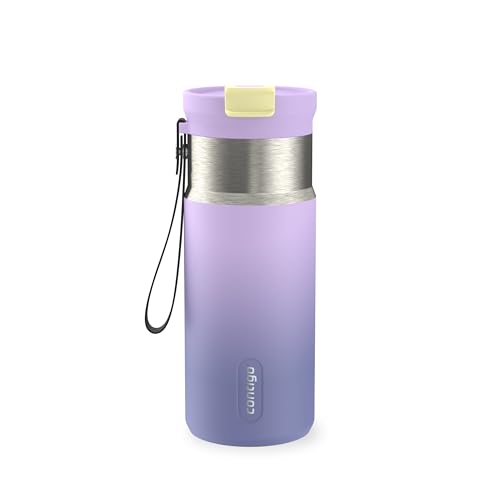Image of Contigo DualSip 16 oz Compact Stainless Steel Vacuum-Insulated Water Bottle with 2-in-1 Leakproof Lid (Straw or Spout), BPA-Free & Lead-Free, Dishwasher Safe