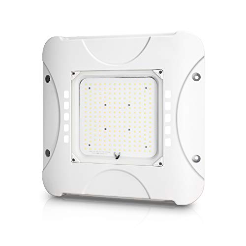 Bbmi 150W Led Canopy Light, 20250Lm 5000K Daylight White, 100-277Vac, Commercial Gas Station, Street, Area & Outdoor Lighting, Led Parking Garage Lights, Dlc-Qualified & Etl-Listed (White). #TOP4