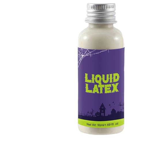 Látex Líquido Maquillaje 50ml - Material Para Heridas Falsas Realistas Halloween, Ideal Para Cosplay, Teatro, Artistas Y Estudiantes De Maquillaje