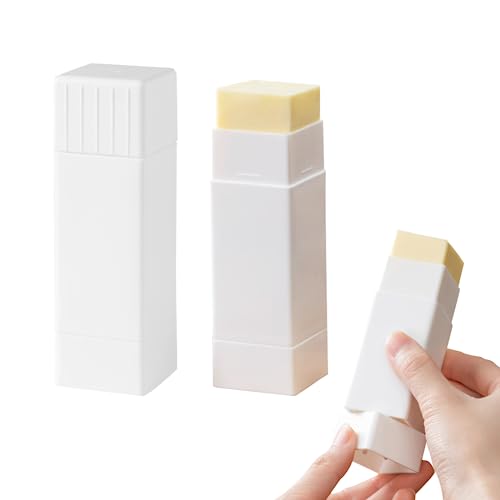Butter Dispenser with Lid, Adjustable Dosage Control, Dishwasher Safe, Upgraded 2 Pack Butter Spreader, Perfect for Pancakes, Waffles, Bagels & Toast - Keep Butter Fresh and Mess-Free