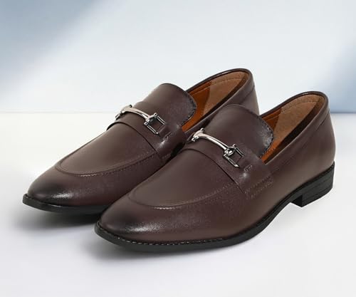 Image of LOUIS STITCH Men's Shoes Slipon Style Comfortable Moccasins with Buckle for Men - RGMCAB