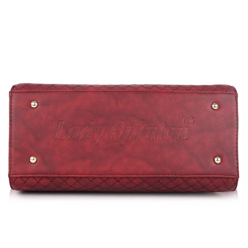 Image of Lady Quinton Quilted Handbag with Detachable Shoulder Strap
