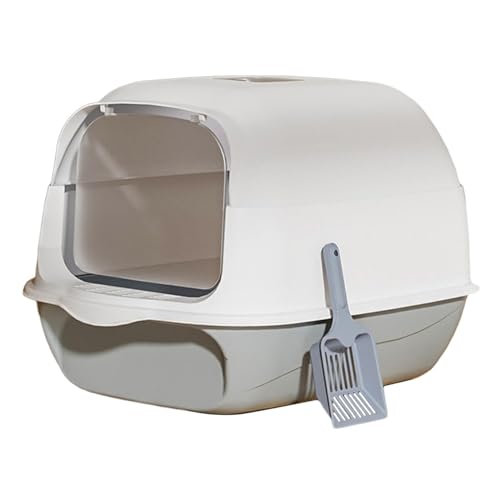 Arenero Cerrado para Gato con Puerta Abatible 50x35x35 cm miniatura 7