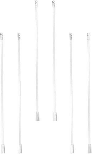 Miniatura 3 de 6 varitas ciegas, mango de control vertical para ventana, barra transparente con ganchos y empuñaduras, persianas verticales, piezas de repuesto,
