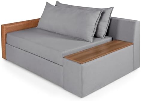 Sofá Cama Panamá Casal 2 Lugares Modern com Baú Lateral Base Made...