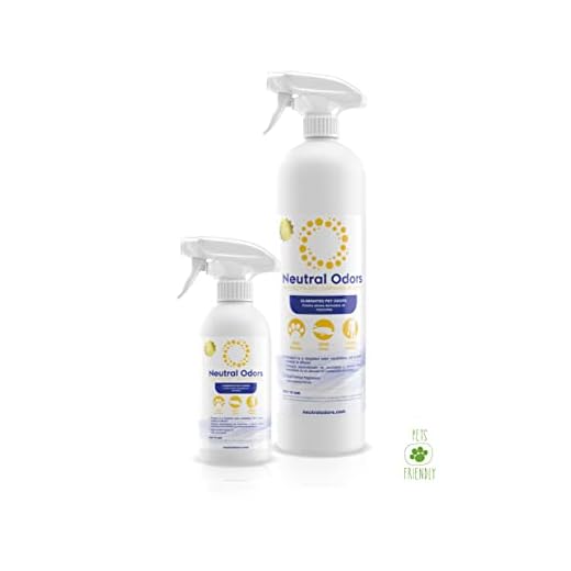 NEUTRAL ODORS - Eliminador de Olores de Mascotas (suelos, alfombras, cajas de arena, etc.) -250ml