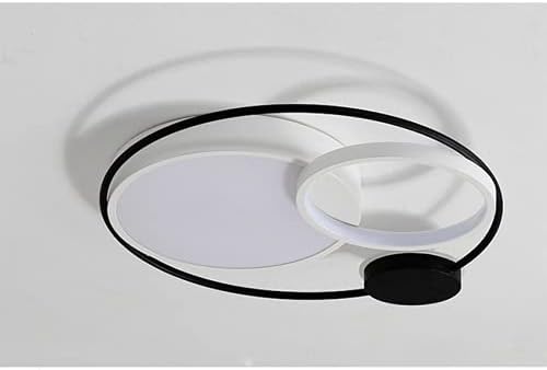 Miniatura 6 de Litfad - Lámpara de techo LED de múltiples anillos empotrados para dormitorio de acrílico moderno para niños, luz de techo decorativa regulable,