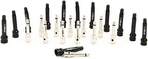 George L's .155 Guitar Connector - Nickel, Straight 12-Pack
