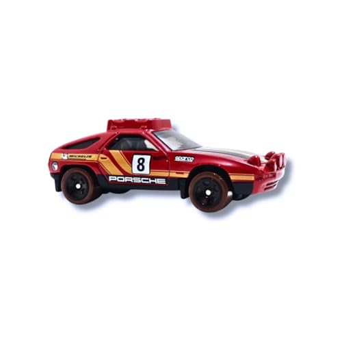 Image of Hot Wheels 1:64 Scale Porsche 928S Safari HW Drift for Ages 3 and Up by Small CLAP (Red)