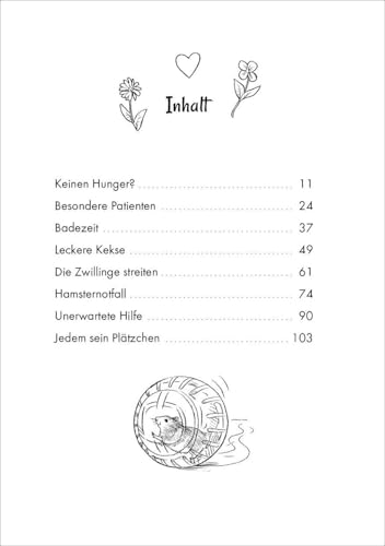 Tierklinik Pfötchen (Band 6) - Kleiner Hamster, friss mal was: Kleine Tierretterin mit großem Herzen! - Kinderbuch für Erstleser zum Vorlesen und Selberlesen ab 7 Jahren