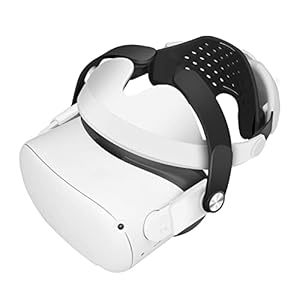 Eyglo M3 Hoofdband voor Oculus Quest 2,Vervanging voor Oculus Quest 2 Elite-Riem,Verstelbare riem Verminder de hoofddruk…