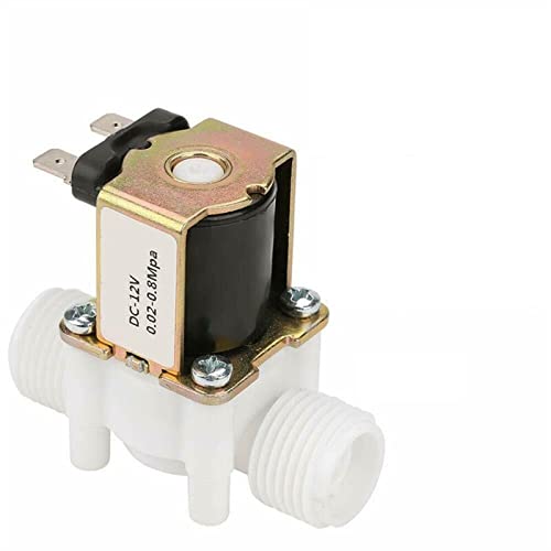 Électrovanne d'entrée d'eau 1/2 DC24V normalement ouverte en plastique pour contrôle de pression
