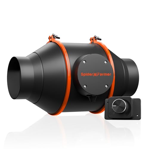 Spider Farmer Air Filtration Kit 4 Inch, Inline Duct Fan