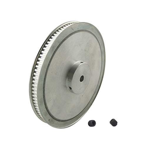 caihv-3D-Drucker 100 Zähne XL Timing Riemenscheibe 100t, 10mm / 12mm Bohrung, Motorscheibe Aluminium 100 Zähne, Antriebsriemenbreite 11mm, Synchronscheibe Industrielle Zahnriemenscheibe Cover