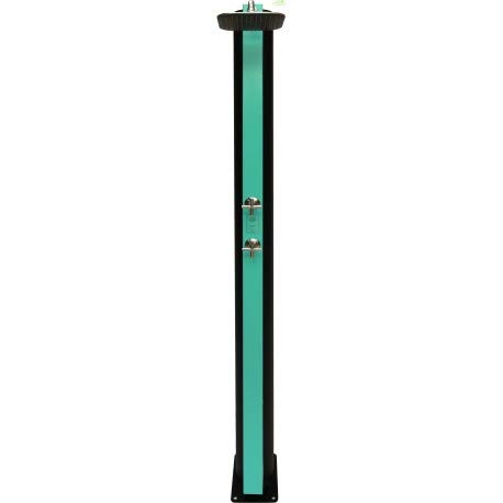 CRM Douche de Piscine Solaire, Douche extérieure 40L avec rince Pieds, Coloris au Choix - Orange