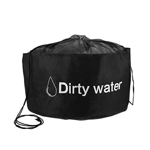 Image of RV Sewer Hose Storage Bag Waterproof RV Hose Storage Bag Organizer RV Accessories Bag Camper for Utility Bag Black