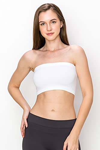 Kurve Seamless Bandeau Tube top - UV Protective Fabric, Rated UPF 50+ (Non-Padded) -Made in USA-2