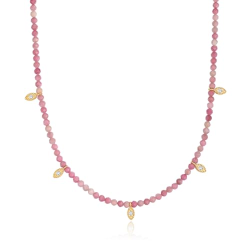 NUZON Natural 3mm Faceted Rhodonite...
