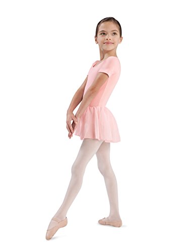 Justaucorps Tiffany Bloch élastique anti-irritation avec jupe pour fille
