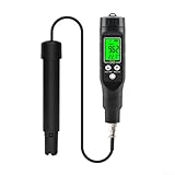 Vasiumic Medidor de oxígeno disuelto con calibración automática, compensación de temperatura y pantalla LCD retroiluminada para mediciones precisas de la calidad del agua en acuarios