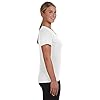 Augusta Sportswear Women's Wicking Tee Shirt, White, X-Large