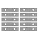 Quadratische 50 mm Hartmetall-Einsätze, 10PCS Schneidklingen für Wendeplatten Bündigfräser, Farbschaber-2 Kanten-50 x 12 x 1,5 mm, für Oberflächen-Rille, Spiralförmige Hobelschneideköpfe, Handschaber