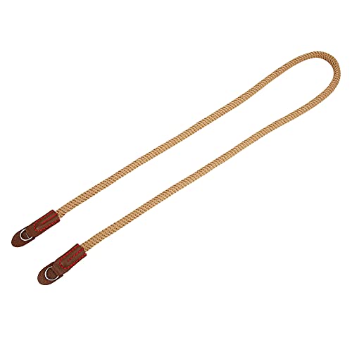 Xyntor Correa para el cuello de la cámara |Ergonómico y cómodo para cámaras sin espejo |Correa de hombro de algodón puro para viajes/senderismo/vlogging |Ligero y resistente (Marrón) - imagen 6