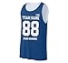Custom Kids Basketball Jersey Add Your Name Number Mesh Reversible Sleeveless Youth Boy Girl Sports Tee True Royal/White