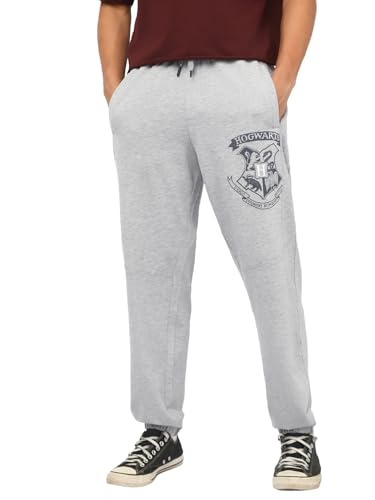Image of Bewakoof Official Harry Potter Merchandise Gryffindor Men's Graphic Print Oversized Fit Terry Joggers