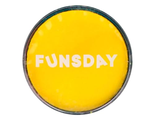 FUNSDAY Tinta facial e corporal amarela 18,8 g