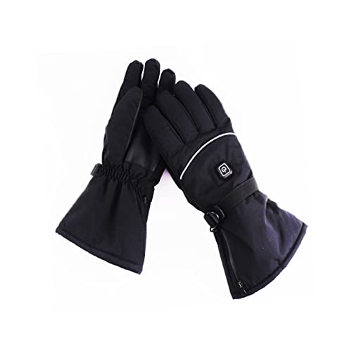 SUPVOX 1Pair Winter Electric Heated Gloves for Skiing Battery Charging Thermal Gloves for Outdoor Sports Soft Durable Design Not Including Battery for Riding and Winter Activities