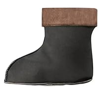 Doublure Intérieure Pour Bottes En Caoutchouc – Chaussettes Chaudes Polyester – Revers Rabattable – Lavable En Machine – Pour Homme