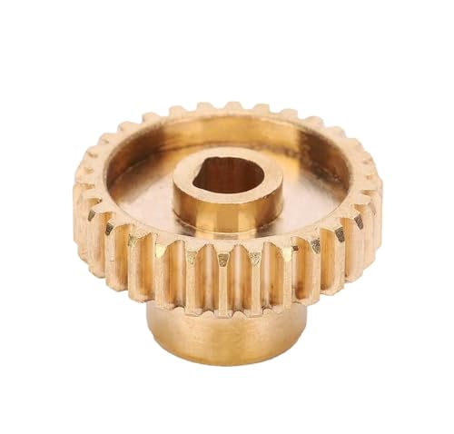Bevel Gear Pinion Hardware Mechanical Spur Gear Brass 30 Tooth 0.8 Mod 6mm Hardware Industrial Parts