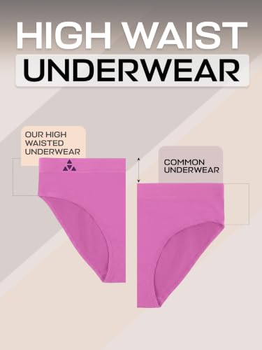 Image of Balanced Tech Moisture Wicking Underwear for Women, Seamless Workout Hipster Brief Bikini Panties