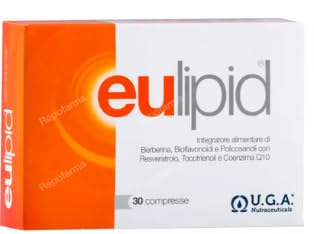 Pack de 2 - Eulipid Complejo Avanzado Regulador del Perfil Lipídico (30 Comprimidos) – Con Extractos Botánicos para el Control del Colesterol – Lote de 60 Pastillas