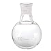 UKCOCO Pallone di Vetro Pallone di Ebollizione a Fondo Tondo a Collo Singolo Vetreria da Laboratorio Pallone di Reazione di Distillazione Riscaldante Vetreria da Laboratorio di Chimica