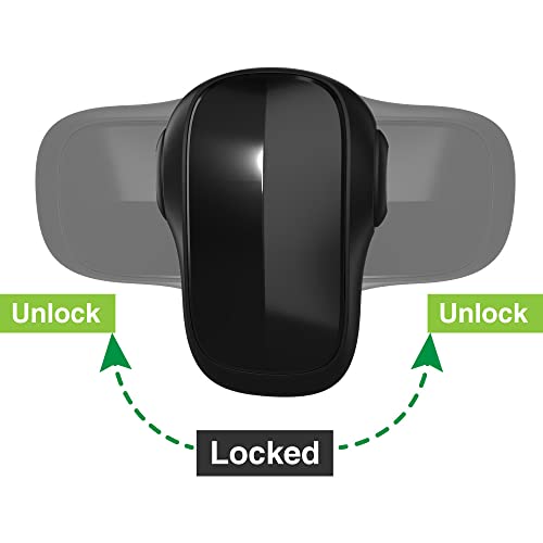Moonybaby Oven Lock New Desgin Child Safety, Stove Door Lock, Heat-Resistant Front Door Lock, Child Safety, Kids Toddler Proof 1 Pack/Black