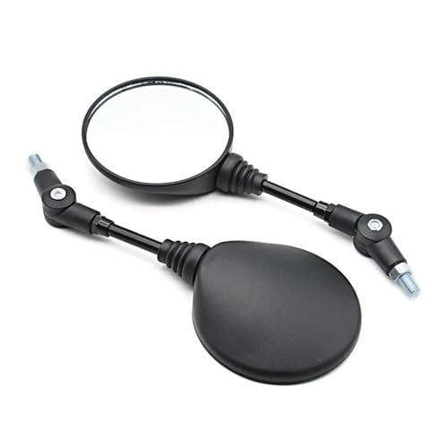 Rétroviseur arrière de scooter rond pliable pour éviter la casse en moto