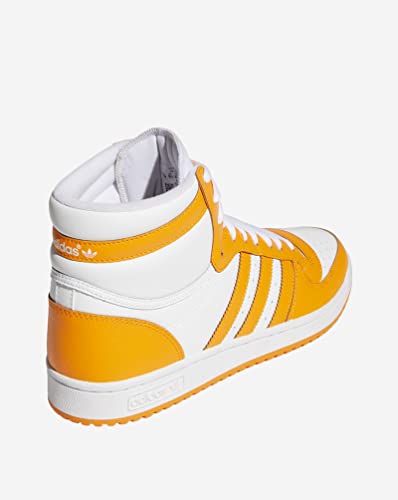 adidas Originals Men's Top Ten Rb Sneaker, White/Orange Rush, 9.53
