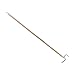 DMI Dressing Stick Wood with Metal and Vinyl Hooks, Lightweight Dressing Aid for Elderly and Handicapped, Zipper Aid, Tool for Retrieving Items, 27 Inches, DMI