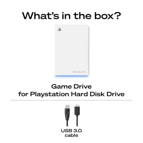 Image of Seagate Game Drive for PlayStation Consoles 2 TB External Hard Drive - USB 3.2 Gen 1, Officially-Licensed (STLV2000101)