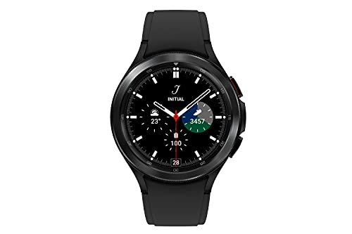 Samsung Galaxy Watch4 Classic, Runde Bluetooth Smartwatch, Wear OS, drehbare Lünette, Fitnessuhr,...