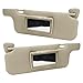 Car Sun Visor, Beige Mirror Sun Shielding Durable for Corolla 2001 To 2007