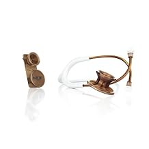 MDF Instruments Cyprium MD One Epoch Lightweight Titanium Stethoscope + Pediatric Attachment with Clip