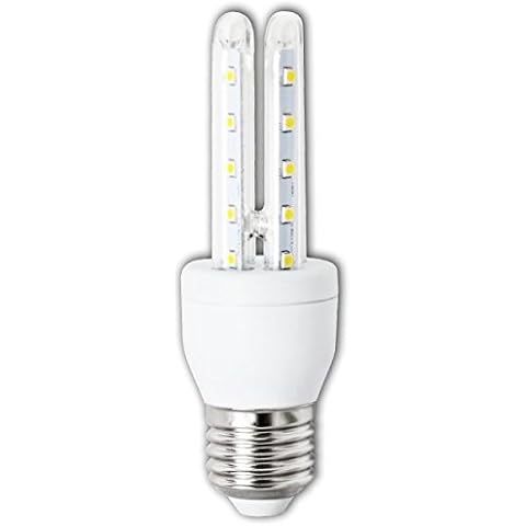 Bombilla LED Aigostar T3 2U 6W Rosca Grande Luz Cálida E27 Cover