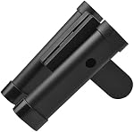 Stick Holder,HUIOP Drumsticks Holder Brush Holder Drumstick Grabber Stick Holder Strong Spring Clamp Mechanism Anti-Slip Rubber Pad Angle Adjustable