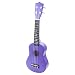 EXCEART Pz 21 Pollici Ukulele Chitarra Giocattolo in Legno Ukulele Chitarra Giocattolo Educativo Chitarra Giocattolo per Bambini Principianti ( Viola )