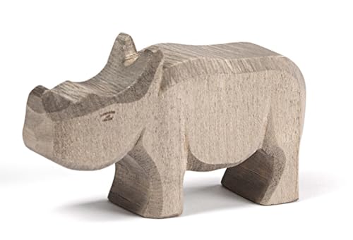 Figura pequeña de rinoceronte de madera de Ostheimer - 21034