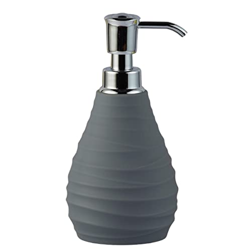 Image of Kookee Acrylic Soap Dispenser with Pump for Kitchen, Bathroom, & Wash Basin, Designer Refillable for Liquid Handwash, Shampoo & Lotion, Leakproof, Set of 1 (9912)