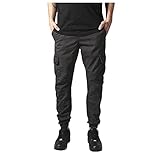 Hatop Cargo Pants Joggers Sports Gym Casual Sweatpants Men's Workout Running Athletic Pant with Multi-Pocket Black, X-Large